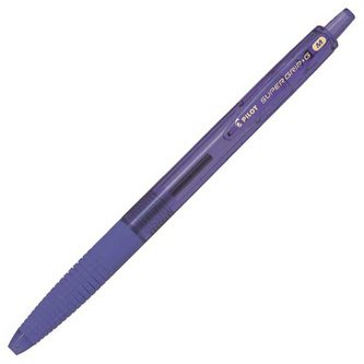 Pilot, Kuličkové pero SuperGrip-G, 1.0, (M) střední, fialová