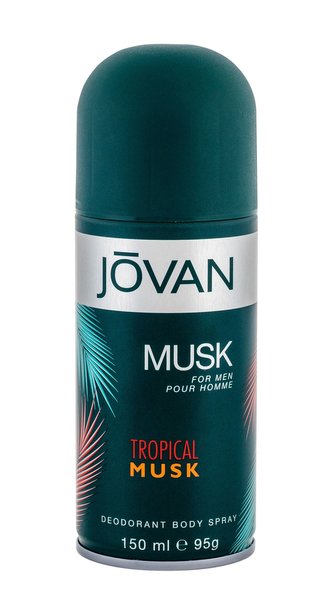 Jovan Tropical Musk Deodorant 150 ml pro muže