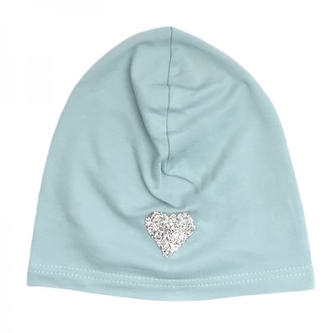 Mamatti Bavlněná čepička Nature - mátová; 56-80 (0-12m)