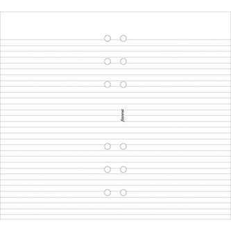 Filofax, Poznámkový blok pro portfolio, linkovaný, osobní, bílá