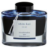 Pilot, Inkoust Iroshizuku pro Plnicí pera, 50 ml, Shin-Kai