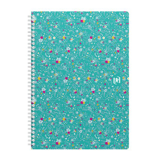 Oxford, Blok Floral, B5, 60 listů, linkovaný, floral