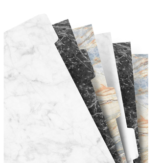 Filofax, Rozřazovače pro diáře, osobní, mix mramorových barev