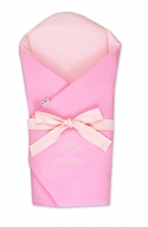 Novorozenecká zavinovačka s výztuží zad Little Princess - sv. růžová