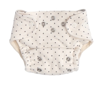 Mamatti Látková plenka EKO sada - kalhotky + 2 x plenka, vel. 5 - 14 kg, Dots; 5 - 14 kg