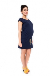 Be MaaMaa Těhotenské šaty Judita, vel. XL; XL (42)