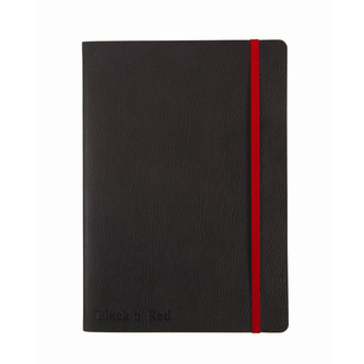 Oxford, Zápisník Black n´ Red Journal, 72 listů, linkovaný, měkké desky, A5, černá