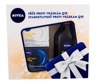 Nivea Q10 Plus denní pleťová péče 50 ml + noční pleťová péče 50 ml + micelární voda MicellAIR 400 ml