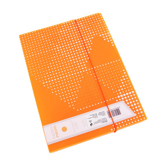 Noki, Box na dokumenty Neon, PP, A4+, oranžová