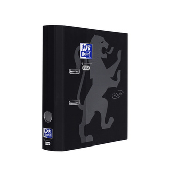 Oxford, Pákový pořadač Soft touch, karton, A4, 7 cm, černá