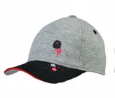 Dětská kšiltovka Baby Nellys, Skvrna - šedá/černá, vel. 80/86, obvod 42-46cm; 80/86 (12-18m)