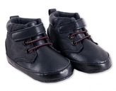 Kojenecké capačky/botičky YO ! - černé, vel. 6/12 m; 68-80 (6-12m)