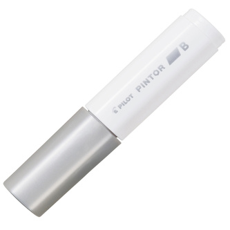 Pilot, Akrylový Popisovač Pintor, (B) silný, stříbrná