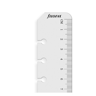 Filofax, Pravítko závěsné, osobní, transparentní