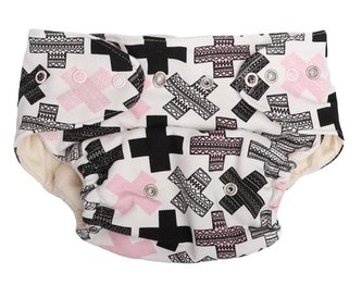 Mamatti Látková plenka EKO sada - kalhotky + 2 x plenka, vel. 5 - 14 kg, Sing; 5 - 14 kg