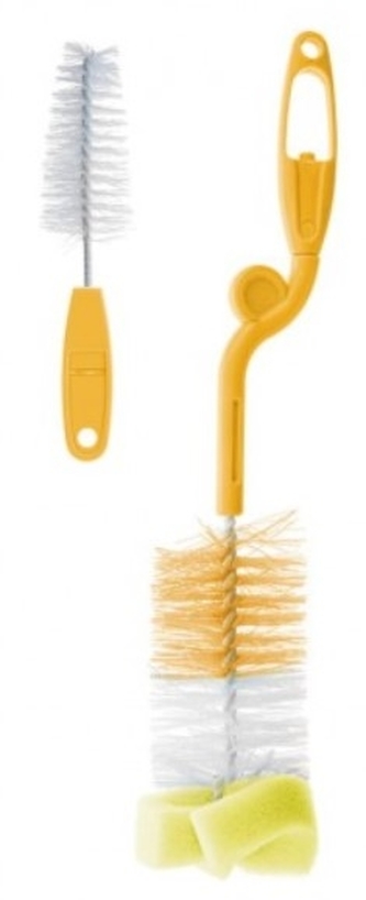 Sada Kartáčů na láhve a savičky s houbičkou - různé barvy, 2 ks