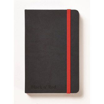 Oxford, Zápisník Black n´ Red Journal, 72 listů, linkovaný, pevné desky, A6, černá