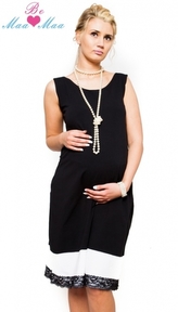 Těhotenské elegantní šaty Be MaaMaa - MARIE; S/M
