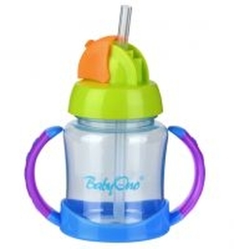 Hrníček, lahvička se slámkou, 6m+, BabyOno