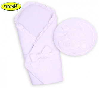 Zavinovačka s výztuží Míšové a hvězdička - jersey - bílá. terjan