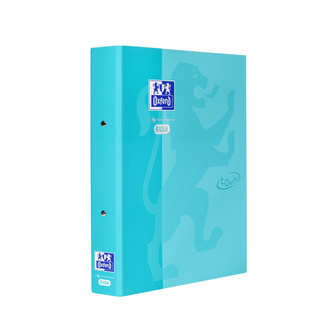 Oxford, Kroužkový pořadač Soft touch, 2 kroužkový, karton, A4, tyrkysová