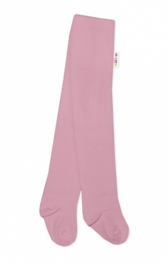 Baby Nellys Dětské punčocháče bavlněné - pudrové, vel. 92/98; 92/98 (18-36m)