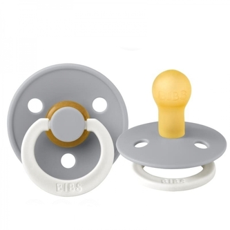 Kaučukový dudlík, BIBS NIGHT 0 - 6 m, šedý