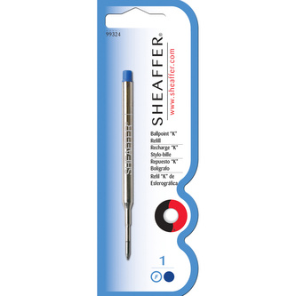 Sheaffer, Náplň do Kuličkových per, (F) tenký, modrá, blistr