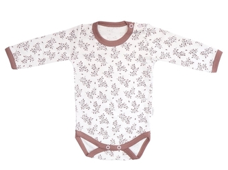 Mamatti Kojenecké body dlouhý rukáv, Happy - bílá s potiskem, vel. 80; 80 (9-12m)