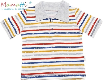 Polo tričko kr.rukáv Mamatti - Drak, vel. 74; 74 (6-9m)