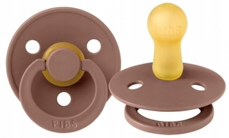 Kaučukové dudlíky BIBS, 2 ks - 6 m+, vínová