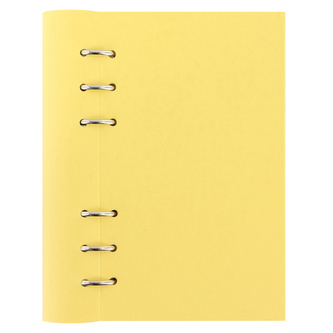 Filofax, Zápisník Clipbook Pastel, osobní, pastelová žlutá