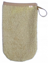 Dětská froté žínka - béžová, Baby Nellys - 1 ks