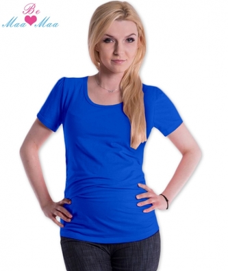 Be MaaMaa Triko JOLY bavlna nejen pro těhotné - tm.modré; L/XL Be MaaMaa Triko JOLY bavlna nejen pro těhotné - tm.modré; L/XL