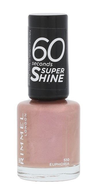 Rimmel London 60 Seconds Lak na nehty Super Shine 8 ml 510 Euphoria pro ženy