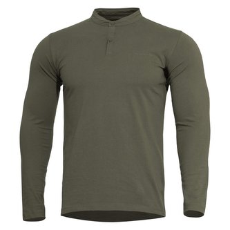 Triko ROMEO HENLEY 2.0 dlouhý rukáv ZELENÉ vel.4XL