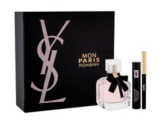 Yves Saint Laurent Mon Paris parfémovaná voda 50 ml + řasenka Volume Effet Faux Cils the Curler 2 ml + tužka na oči Waterproof 1 0,8 g