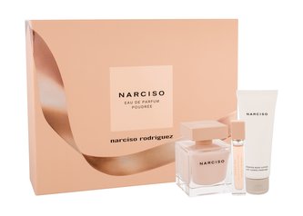 Narciso Rodriguez Narciso Poudree parfémovaná voda 90 ml + parfémovaná voda 10 ml + tělové mléko 75 ml