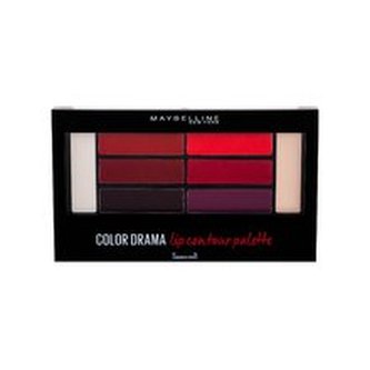 Maybelline Color Drama Rtěnka Lip Contour Palette 4 g 01 Crimson Vixen pro ženy