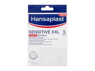 Hansaplast Sensitive Náplast XXL Sterile Plaster 5 ks unisex
