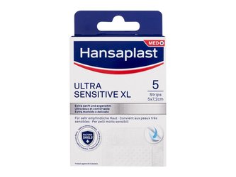 Hansaplast Ultra Sensitive Náplast XL Plaster 5 ks unisex