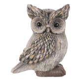 Sova, zahradní dekorace, magnezium.