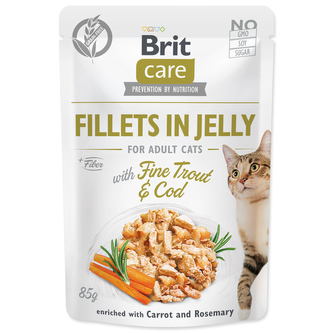 Kapsička BRIT Care Cat Pouch Trout & Cod in Jelly