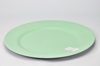 Plastový talíř zelený 33x2 cm