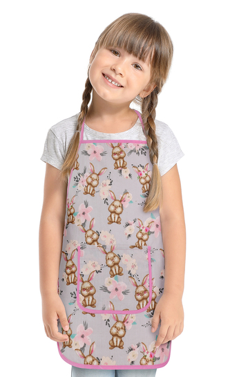 Dětská zástěrka - velikonoční zajíček - 47 x 60 cm, pro děti ve věku 5 - 8 let Dětská zástěrka - velikonoční zajíček - 47 x 60 cm, pro děti ve věku 5 - 8 let