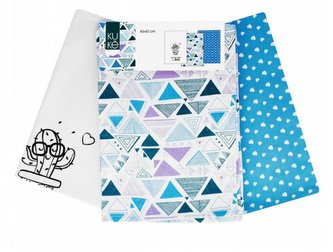 Bavlněná utěrka BLU 40x60 cm  (cena za 3 kusy) 100% bavlna MyBestHome