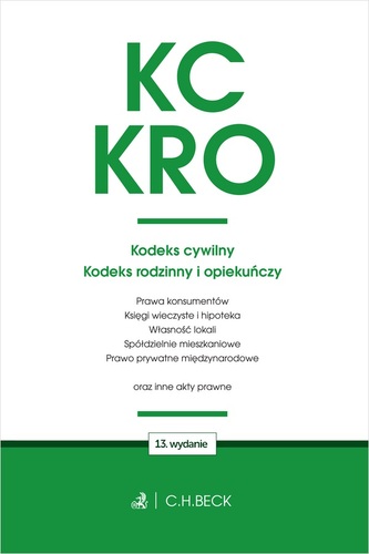 KC. KRO. Kodeks cywilny. Kodeks rodzinny w.13