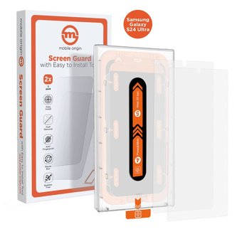 Mobile Origin Screen Guard easy applicator, 2 pack - Samsung Galaxy S24 Ultra