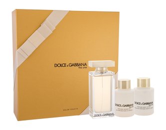 Dolce&Gabbana The One toaletní voda 100 ml + tělové mléko 100 ml + sprchový gel 100 ml Dolce&Gabbana The One toaletní voda 100 ml + tělové mléko 100 ml + sprchový gel 100 ml