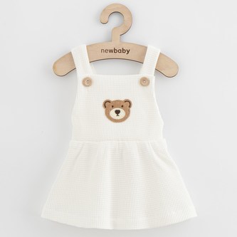 Kojenecká laclová sukýnka New Baby Luxury clothing Laura bílá - velikost 74 (6-9m)